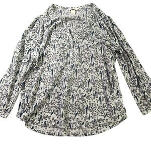 H&M pale blue top size medium